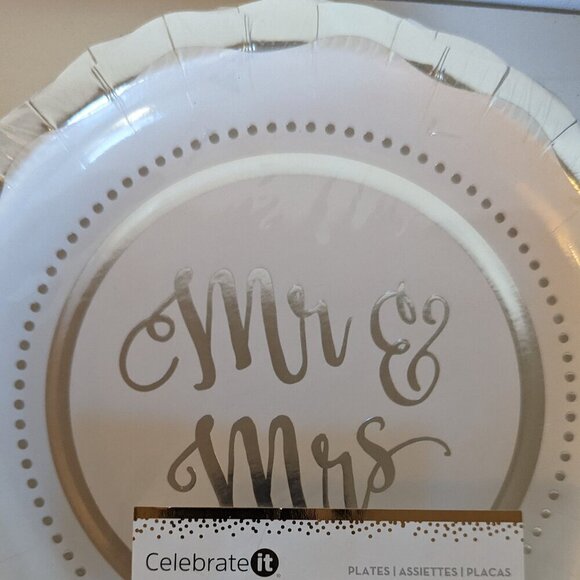 NWT Bachelorette Hen Party Wedding Reception Coasters Paper Plates Celebrate It - Picture 3 of 8